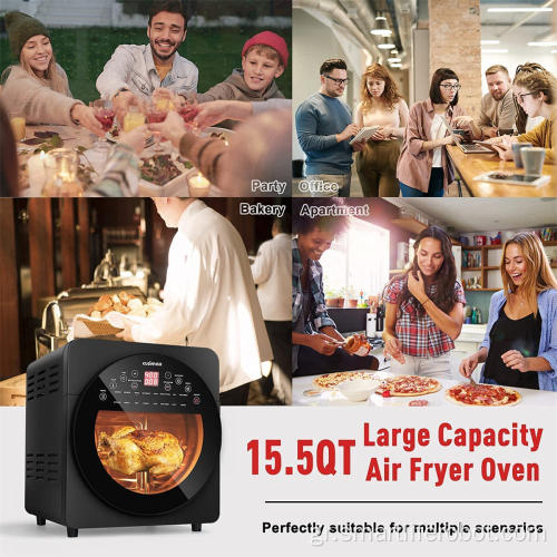 Οθόνη LED πολλαπλών λειτουργιών OEM Air Fryer με λογότυπο